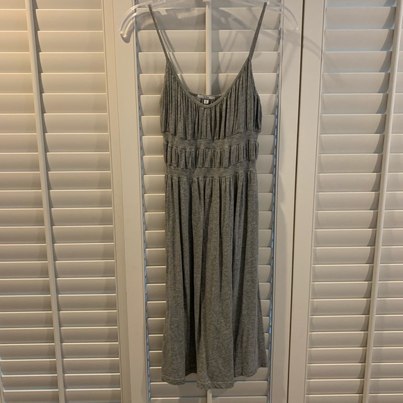 Cute gray dress with spaghetti straps XS - Picture 1 of 3